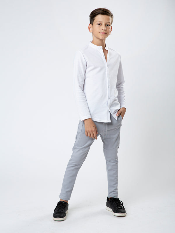 TAILORED PANTS Silver / 14