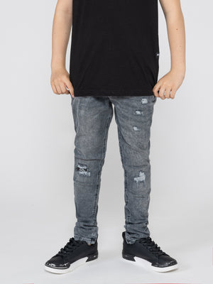 FASHION JEANS Gray / 14