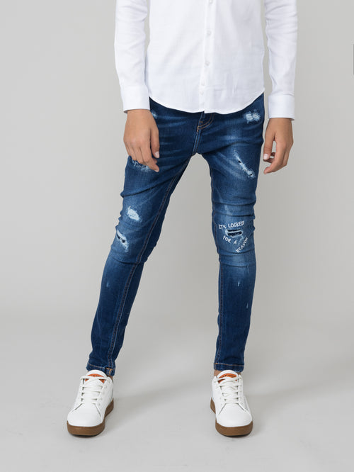 FASHION JEANS Dark Blue / 14