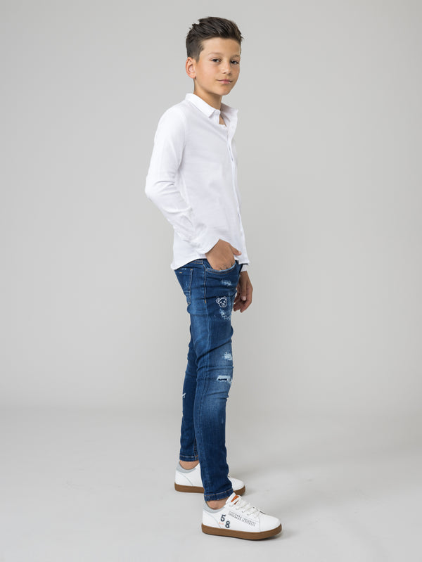 FASHION JEANS Dark Blue / 14