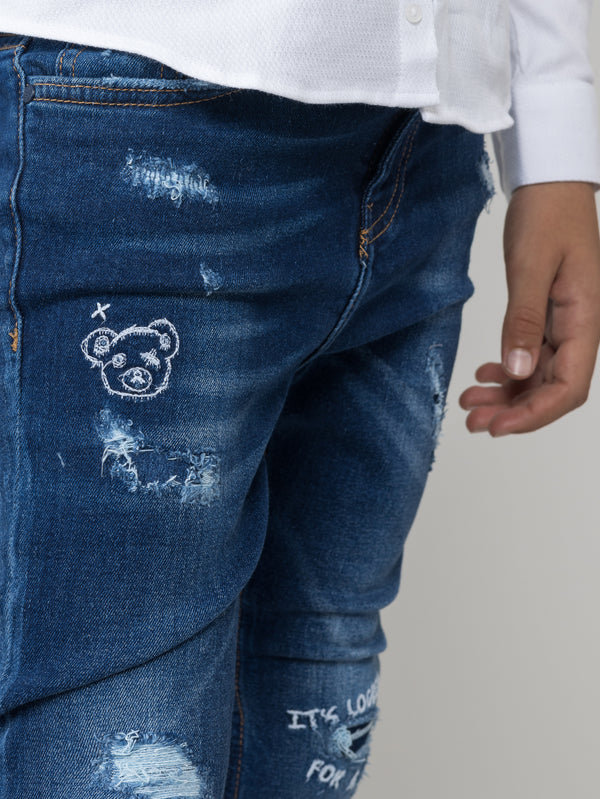 FASHION JEANS Dark Blue / 14