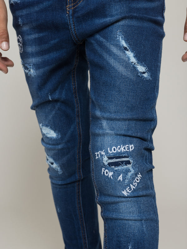 FASHION JEANS Dark Blue / 14