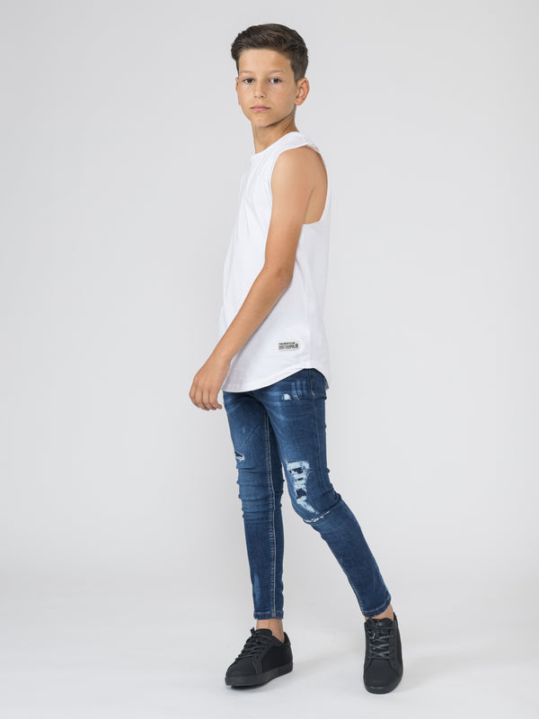 FASHION JEANS Dark Blue / 14