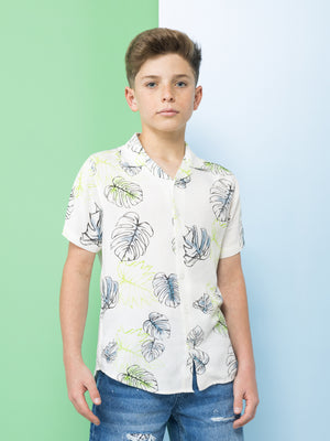 SHORT WOVEN SHIRT White / 14