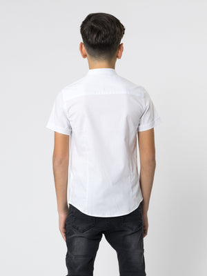 SHORT WOVEN SHIRT White / 14