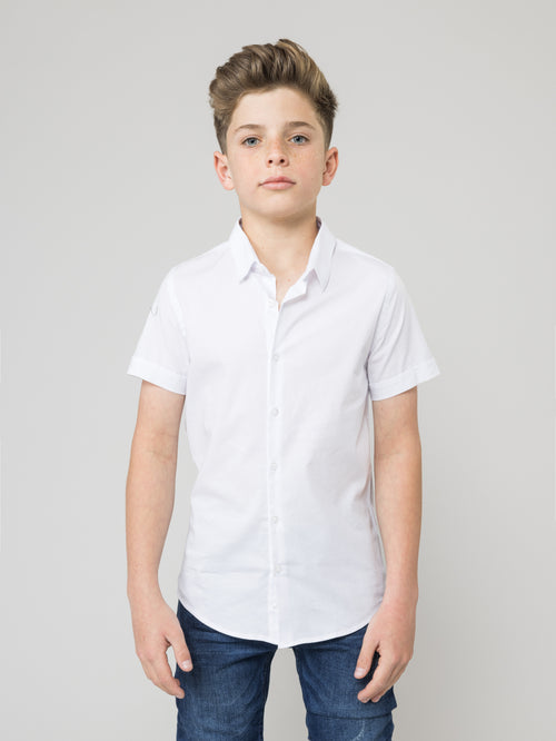 SHORT WOVEN SHIRT White / 14