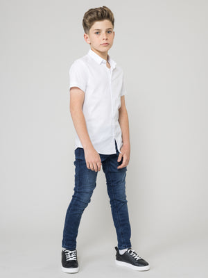 SHORT WOVEN SHIRT White / 14