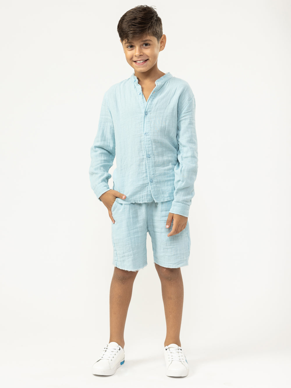 FASHION BUTTONNED SHIRTS White / 14
