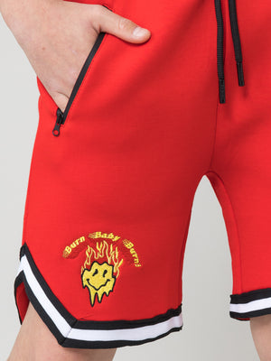 KNITTED BERMUDA Red / 14