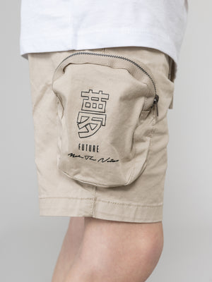 WOVEN BERMUDA Khaki / 14