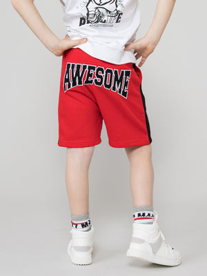 KNITTED BERMUDA Red / 14