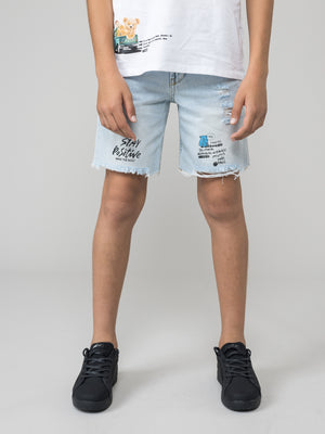 JEANS BERMUDA Light Blue / 14