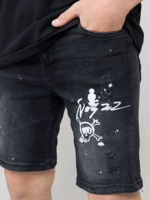JEANS BERMUDA Black / 14