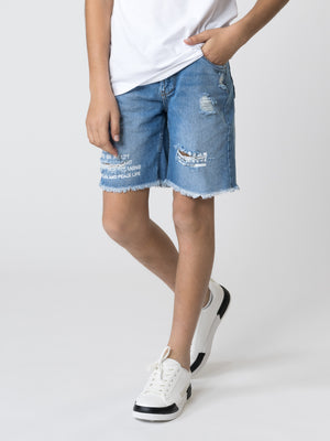 JEANS BERMUDA Blue / 14