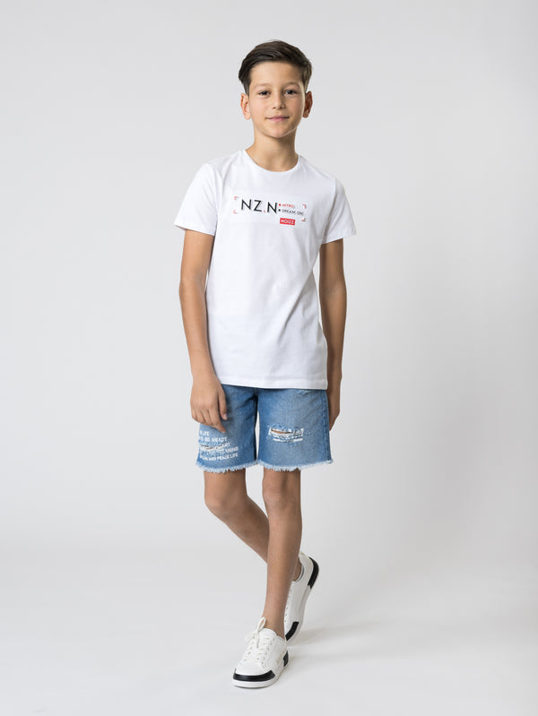 JEANS BERMUDA Blue / 14