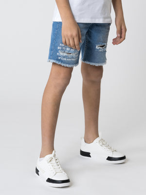 JEANS BERMUDA Blue / 14