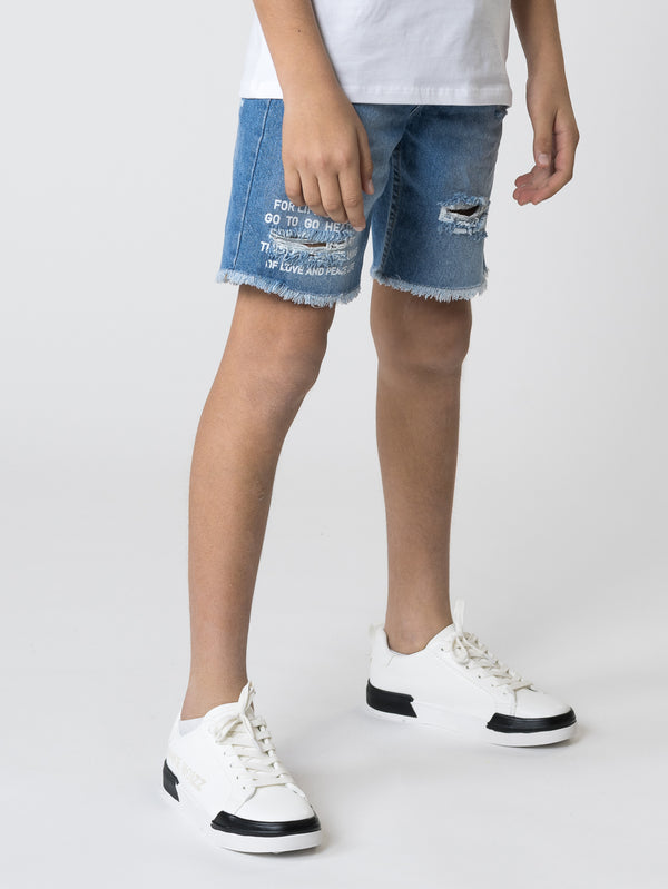 JEANS BERMUDA Blue / 14