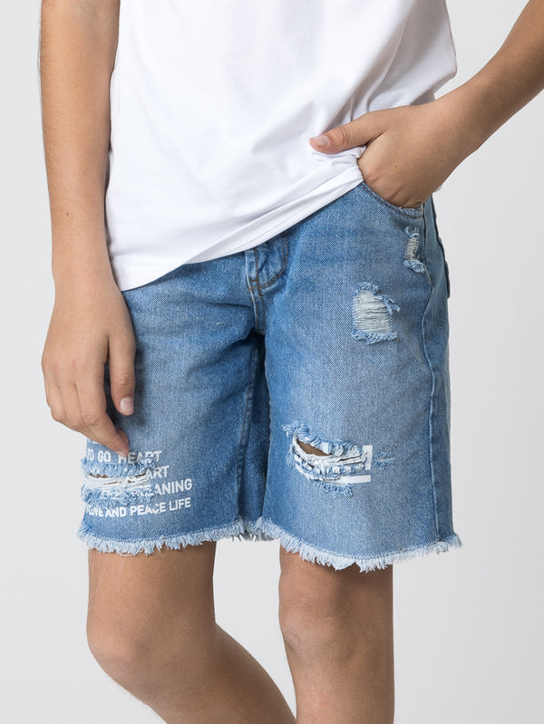 JEANS BERMUDA Blue / 14