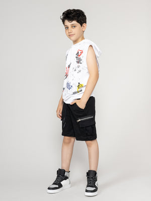 KNITTED BERMUDA Black / 14