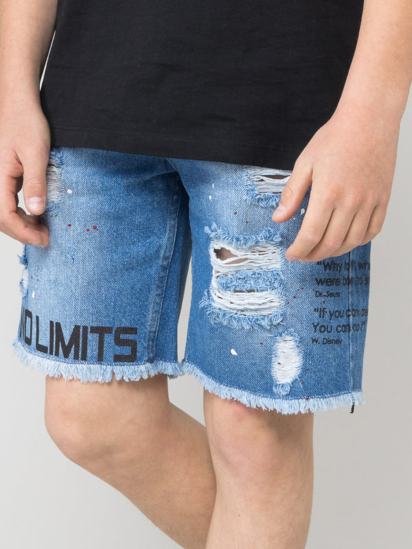 JEANS BERMUDA Blue / 14