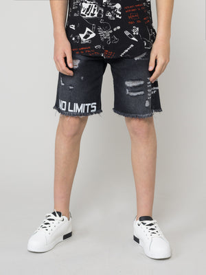 JEANS BERMUDA Black / 14