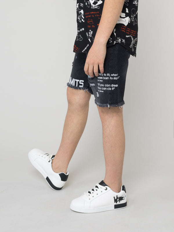 JEANS BERMUDA Black / 14