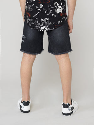 JEANS BERMUDA Black / 14