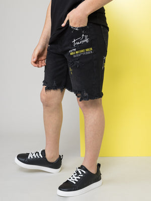 JEANS BERMUDA Black / 14