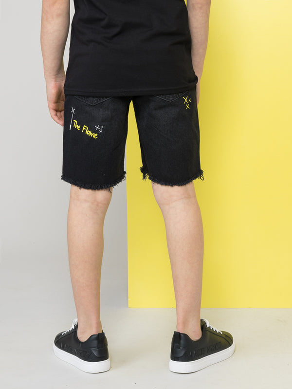 JEANS BERMUDA Black / 14