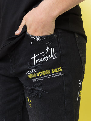 JEANS BERMUDA Black / 14