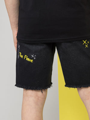 JEANS BERMUDA Black / 14