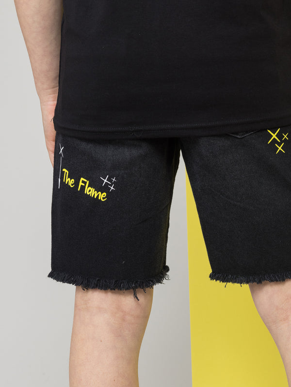JEANS BERMUDA Black / 14