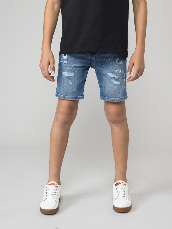 JEANS BERMUDA Blue / 14
