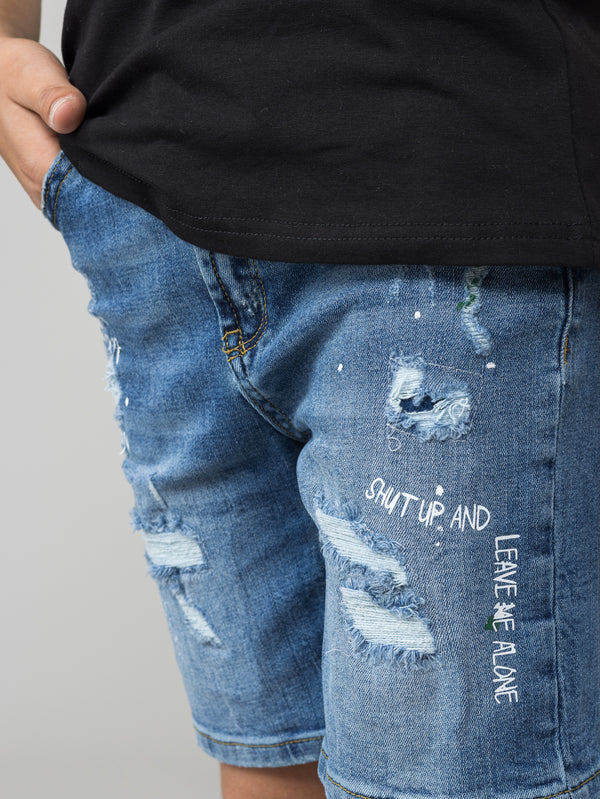 JEANS BERMUDA Blue / 14