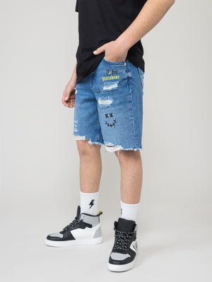 JEANS BERMUDA Blue / 14