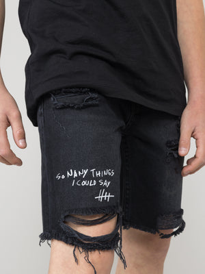 JEANS BERMUDA Black / 14