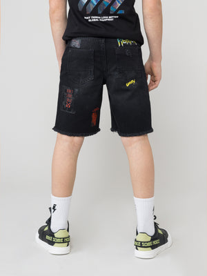 JEANS BERMUDA Black / 14