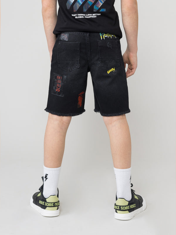 JEANS BERMUDA Black / 14