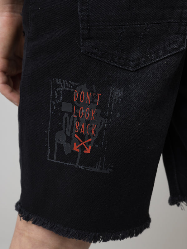 JEANS BERMUDA Black / 14