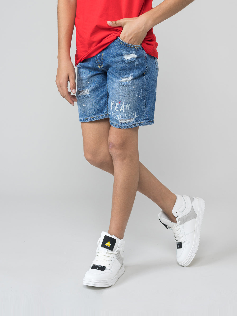 JEANS BERMUDA Blue / 14