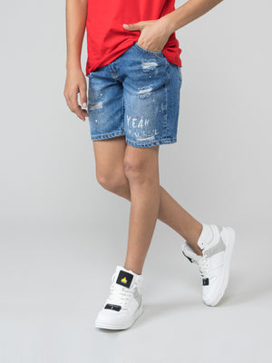 JEANS BERMUDA Blue / 14