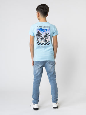 T SHIRTS Light Blue / 14