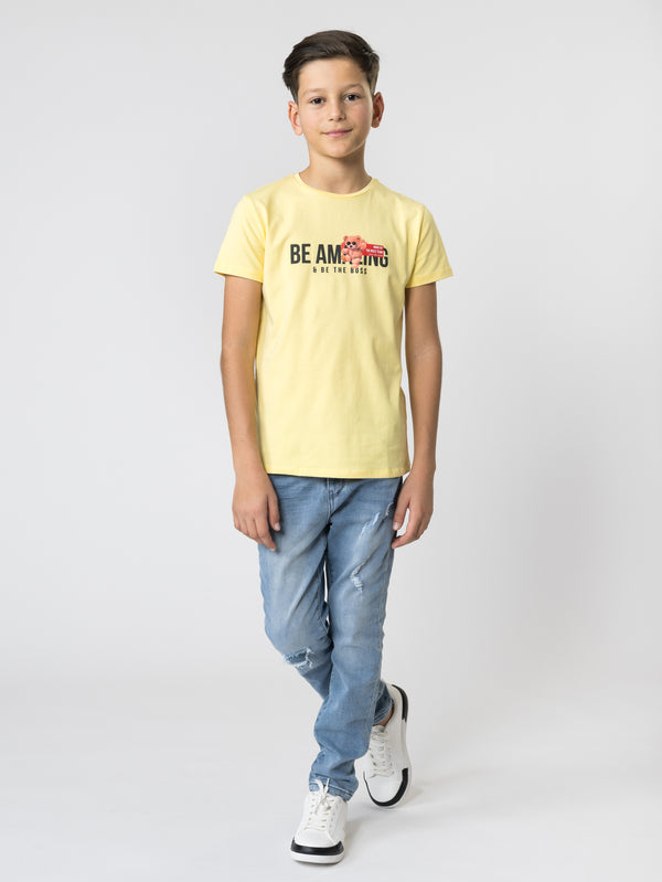 T SHIRTS Yellow / 14