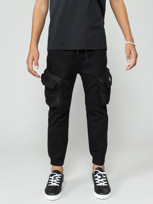 WOVEN PANTS Black / 14