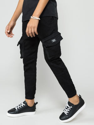 WOVEN PANTS Black / 14