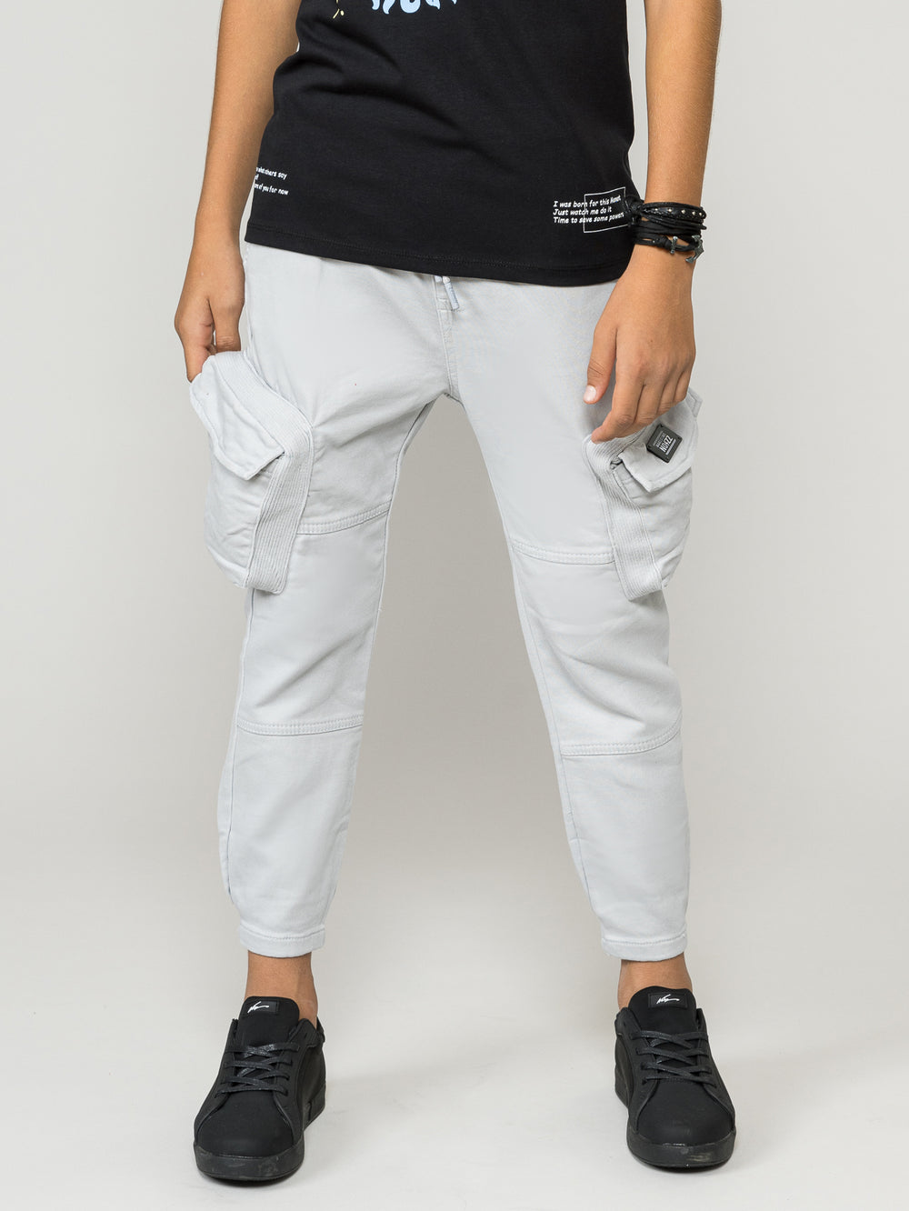 WOVEN PANTS Black / 14