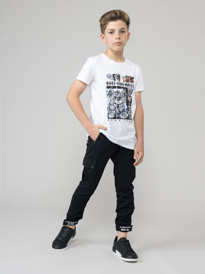 WOVEN PANTS Black / 14