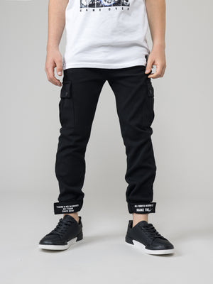 WOVEN PANTS Black / 14