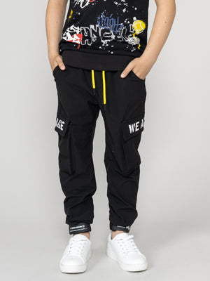 WOVEN PANTS Black / 14