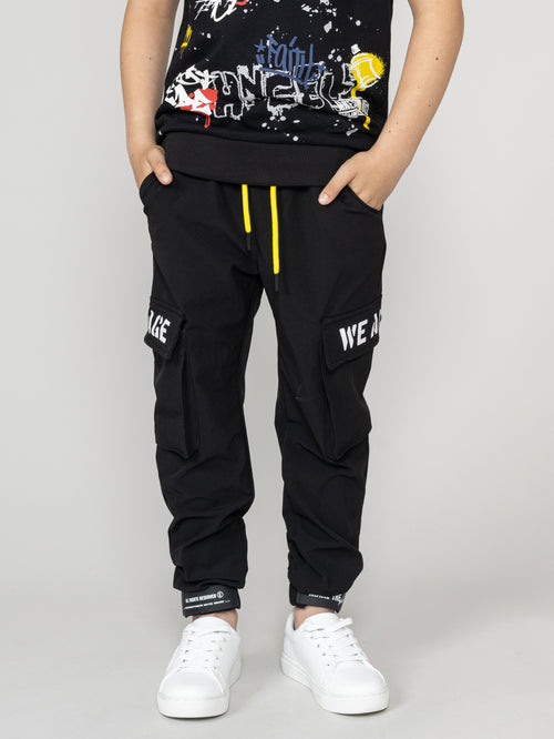 WOVEN PANTS Black / 14